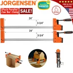 Jorgensen 2-PK 24-IN 90-DEGREE Master Parallel Jaw Bar Clamp Set For Woodworking. Fixed Price $85.99.