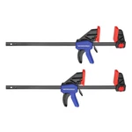 Workpro 12" Light Duty Bar 2PC Quick-release Wood Clamps/spreader F. Fixed Price $23.99.