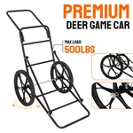 Steel Folding Deer Cart 500LBS Larger Capacity Hauler Utility Gear Dolly Hunting. Fixed Price $80.99.