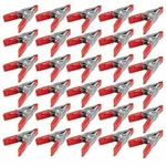 30X 2 Inch Mini Metal Spring Clamps W/ Red Rubber Tips Tool Lot Of Pcs Pack. Fixed Price $12.19.