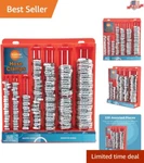 Industrial Strength Red Stainless Steel Hose Clamps 220 Assorted Sizes & Types. Fixed Price $148.99.