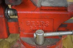 Vintage Sears 5178 Bench Vise 3.5 Inch Jaws Red Cast Iron Swivel Base Usa Tool. Fixed Price $54.99.