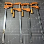 Jorgensen 3712-LD 12" Light Duty Adjustable Steel Bar Clamp 4 Pc. Made In Usa. Fixed Price $74.99.