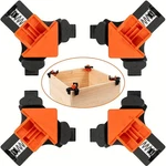 4PCS Right Angle Fixing Clip Adjustable Swing Corner Clamp For Woodworking. Fixed Price $25.24.