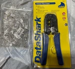 Datashark 70005 Modular Crimper Tool Data/phone RJ45 RJ11 W/ Plugs. Fixed Price $20.00.