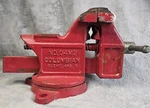 Vintage Columbian NO.04 M2 Anvil Bench Vise 4'' Jaws, Cast Iron Cleveland.ohio. Fixed Price $70.00.