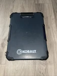 Kobalt Plastic Carrying Case Rugged Clipboard Contractor Portfolio Organizer. Fixed Price $16.99.