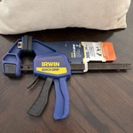 New Irwin Quick-grip Bar Clamp, One-handed, Medium-duty, 6-INCH (1964717), Blue. Fixed Price $21.49.