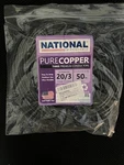 National Wire & Cable 20 Guage 3 Conductors 50 Ft Pure Copper - Outdoor Use Flex. Fixed Price $19.95.
