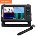Lowrance Eagle 7 Fish Finder / Chartplotter With Tripleshot Hd Transducer Basemap. Fixed Price $757.87.
