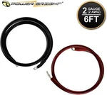 2AWG6 Powerbright High Amperage Copper Set Of Battery Cables. Fixed Price $19.99.