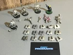 A34387 Warhammer 40K Eldar Craftworlds Metal Weapon Platform Crew & Bits Lot Gw. Fixed Price $65.00.
