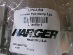 New Harger UPC3.5/4 Universal Pipe Clamp Ak. Fixed Price $58.00.