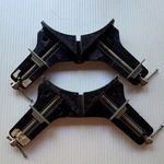 Stanley No. 834 Angle Clamp Set Of 2 Black Silver Metal. Fixed Price $15.00.