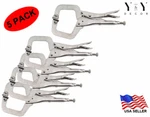 11" Locking Pliers 5PC Set With Swivel Pads Welding Vise Clamps Holding. Fixed Price $24.99.