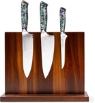 Magnetic Knife Blo - Acacia Wood Strong Holder, Se. Fixed Price $46.79.