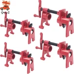 (4 Pack) 3/4" Heavy Duty Gluing Pipe Clamp Set Pro Woodworking Cast Iron Us. Fixed Price $39.34.