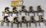 Galvan JRD-4/0 1/2-3/4 Rod 3/8-1 Rebar 1/2-1 Pipe Lay-in Type Clamp X10. Fixed Price $117.33.