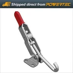 Powertec Hook Type Of J Toggle Clamp, 375 Lbs Capacity Number, 451(20308). Fixed Price $8.99.