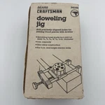 Vintage Sears Craftsman Doweling Jig 9-4186 Usa Made Woodworking Joinery Tool. Fixed Price $27.98.
