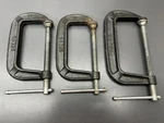 (k) Vintage Craftsman 3PC Clamp Set 66725 66726 - Exc Cond Usa. Fixed Price $40.00.