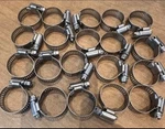 Vintage Wittek # 12 Suretite Stainless Hose Clamps Lot Of 20 Nos. Gbp. Fixed Price $5.99.