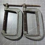 Brink & Cotton 145 5" C-clamp Made Usa Vintage 2 Pc. Set. Fixed Price $32.99.