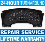 2003-06 Chevy Kodiak Gmc Topkick Instrument Gauge Cluster + Led *repair Service. Fixed Price $99.99.
