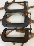 (3) 6 Steel Clamps Cincinnati Tool Co. Husky And Pittsburgh. Fixed Price $19.95.