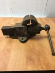 Prentiss Bull Dog No. 50 Vise Bench Antique Tool Cast Iron 3-1/4" Jaw Fixed Base. Fixed Price $179.99.