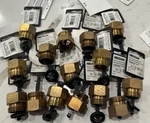 New Lot 15 Nelson 50578 Brass Pipe & Hose Fitting For 3/4" Npt To Female. Fixed Price $38.24.