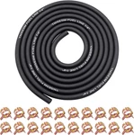 1/4" Id Fuel Line Hose 10 Ft + 20 Clamps For Small Gas Engines - Free Ship. Fixed Price $12.90.