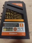 Warrior 29 Pc Titanium Nitride High Speed Steel Drill Bit Set 1/16" - 1/2" 62281. Fixed Price $23.50.