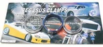 Obx Wiggin Clamps Pegasus Turbo Clamshell 2.5" Blue. Fixed Price $39.35.