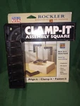 Rockler Clamp-it Assembly Square Woodworking/hardware Tool Black Plastic Corner. Fixed Price $18.00.