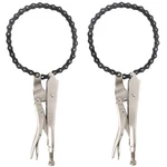 Pack 9" Locking Clamp With 20" Chain, Heavy Duty Vise Grip, Loc.... Fixed Price $34.52.