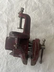 Vintage Stanley Bench Vise 3 Red G-590 Model Rare Pat. 1999600 Made Usa. Fixed Price $29.99.