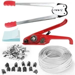 Box Packing Strapping Tool, Manual Sealer Heavy Duty Poly Tensioner. Fixed Price $127.49.