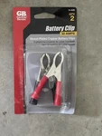 Nickel Plated Steel Battery Clips, Amps, Gb 14-630. Fixed Price $7.23.