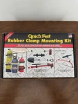 Quick Fist Rubber Clamp Mounting Kit, 8-PIECE, Black Open Box. Fixed Price $34.50.