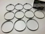 (10) Ideal 5764051 Worm Gear Hose Clamp, Sae Size # 64, 2-1/2" To 4-1/2". Fixed Price $22.99.