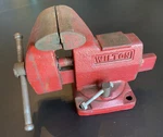 Vintage Wilton 4" Red Vise With Swivel Base 121072 121070 Made Usa. Fixed Price $79.99.