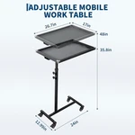 Mobile Mechanic Work With 4 Wheels 220LBS Adjustable Steel Tool Tray. Fixed Price $65.00.