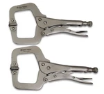 2 Pack 11 C-clamp Locking Pliers, Swivel Pads. Fixed Price $48.05.