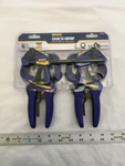 New Irwin Quick-grip 4-PC Clamp Set (2) 4-1/2" Mini Bar + Hand Release. Fixed Price $32.90.