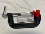 Bessey Double Anvil C-clamp: Medium Duty Mfr. Model DHCC-6. Fixed Price $35.99.