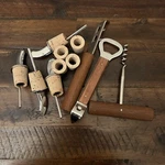 Wood Stainless Japan Irwin Ware Bar Tool Set Bottle Opener Screw Pour. Fixed Price $27.99.