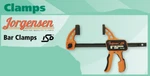 12 Bar Clamps-jorgensen Item No. 9545481(FT). Fixed Price $23.71.