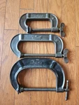 3 Vtg Jorgensen Heavy Duty Cast Iron Clamps #104 / #106 & #126 Usa. Fixed Price $69.99.