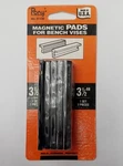 Pony Adjustable 31135 3-1/2" Magnetic Bench Vise Pads 1PR Usa. Fixed Price $7.00.